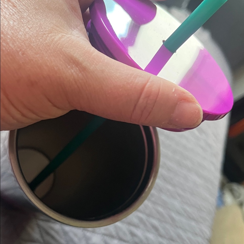 Starbucks Pink and Blue Gradient Tumbler with Straw - Picture 5 of 5
